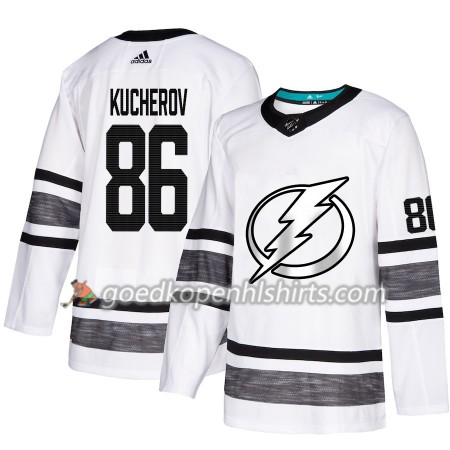 Tampa Bay Lightning Nikita Kucherov 86 2019 All-Star Adidas Wit Authentic Shirt - Mannen